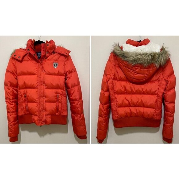 Women's American Eagle Puffer Jacket, Size Large - Picture 1 of 16